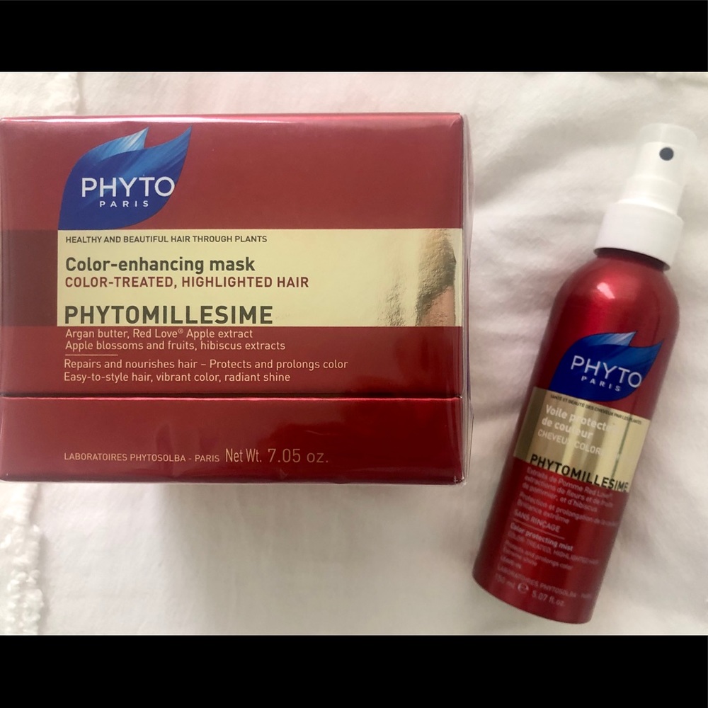 NEW PHYTO Color-enhancing Hair Mask and Leave-in✨